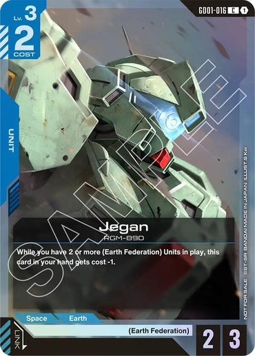 Jegan (Store Tournament Participant Pack 01) (GD01-016) [Gundam Promotional Cards]
