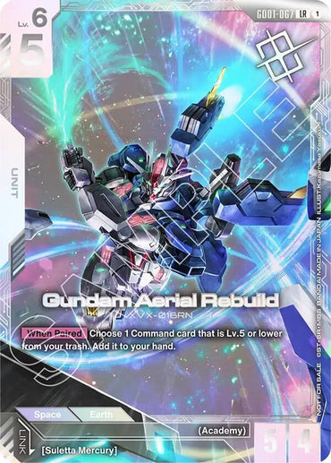 Gundam Aerial Rebuild (Newtype Challenge 2025 Mission1) (GD01-067) [Gundam Promotional Cards]