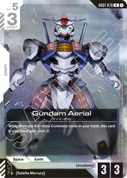 Gundam Aerial (Store Tournament Participant Pack 01) (GD01-070) [Gundam Promotional Cards]