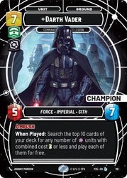Darth Vader (114) - Commanding the First Legion (Champion) (114) [Organized Play Promos]