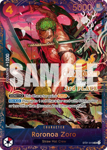 Roronoa Zoro (CS 25-26 3rd Place) [One Piece Promotion Cards]