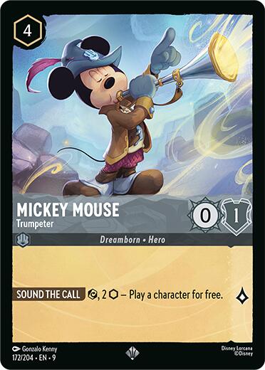 Mickey Mouse - Trumpeter (172/204) [Fabled]