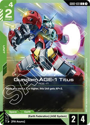 Gundam AGE-1 Titus (GD02-031) [Dual Impact]