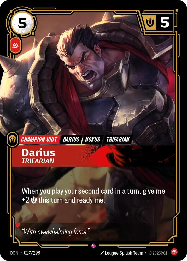 Darius, Trifarian (027/298) [Origins]