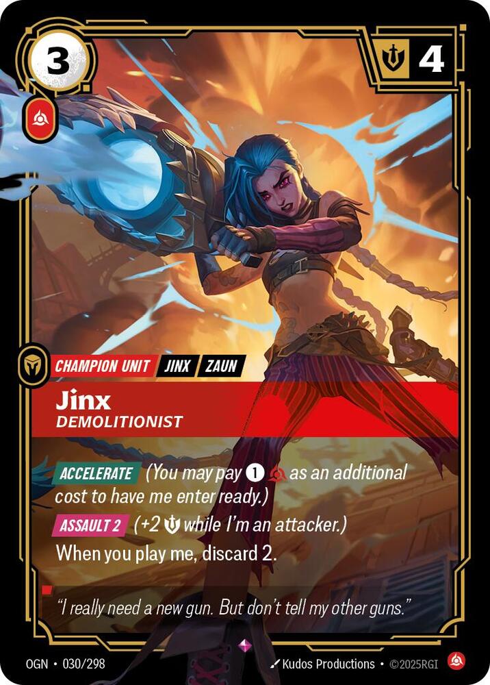 Jinx, Demolitionist (030/298) [Origins]