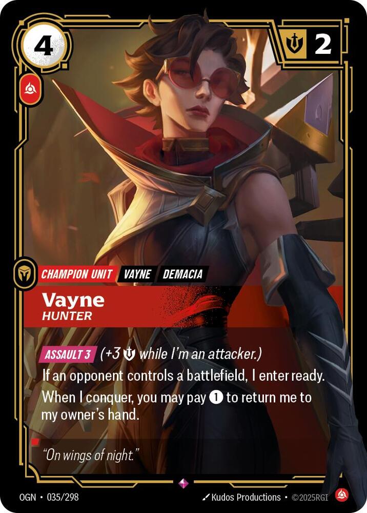 Vayne, Hunter (035/298) [Origins]