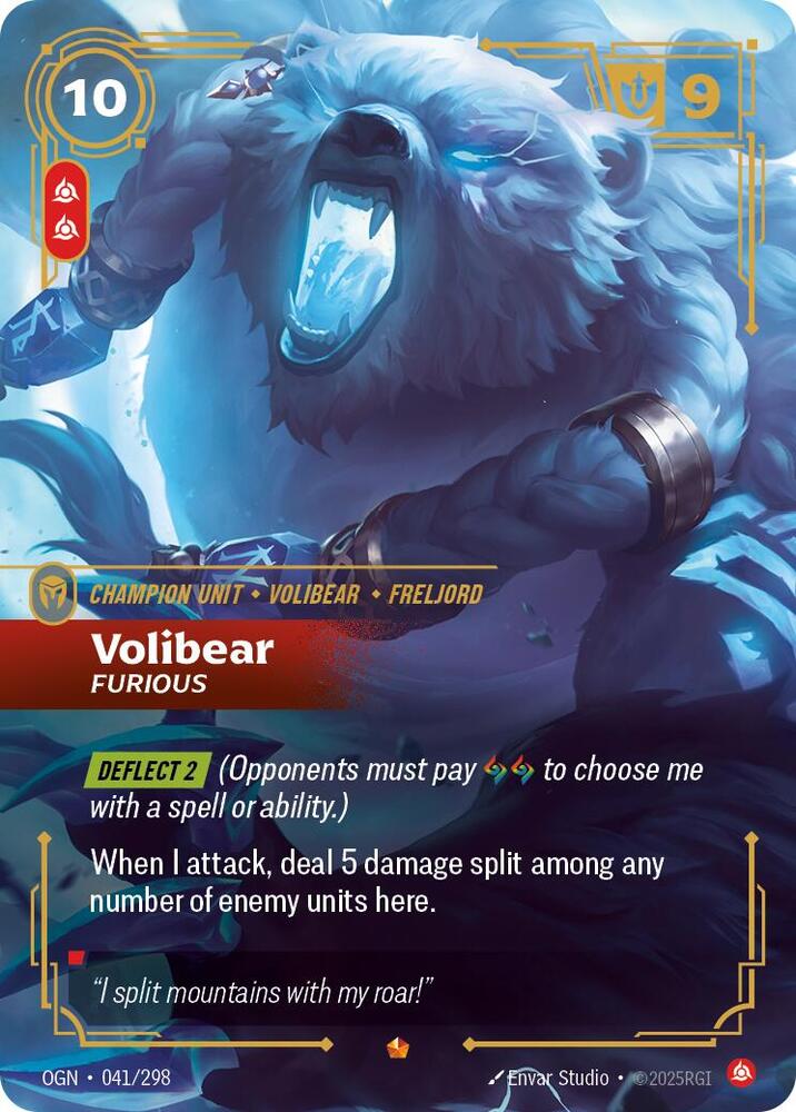 Volibear, Furious (041/298) [Origins]