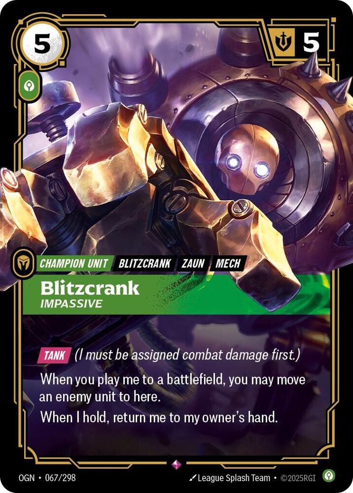 Blitzcrank, Impassive (067/298) [Origins]