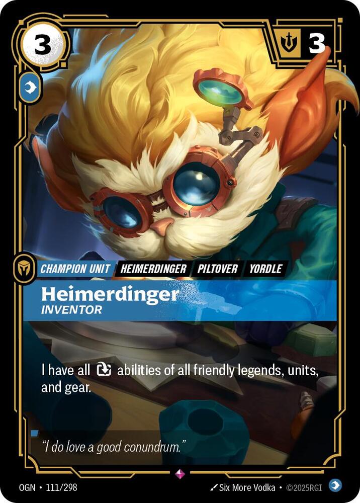 Heimerdinger, Inventor (111/298) [Origins]