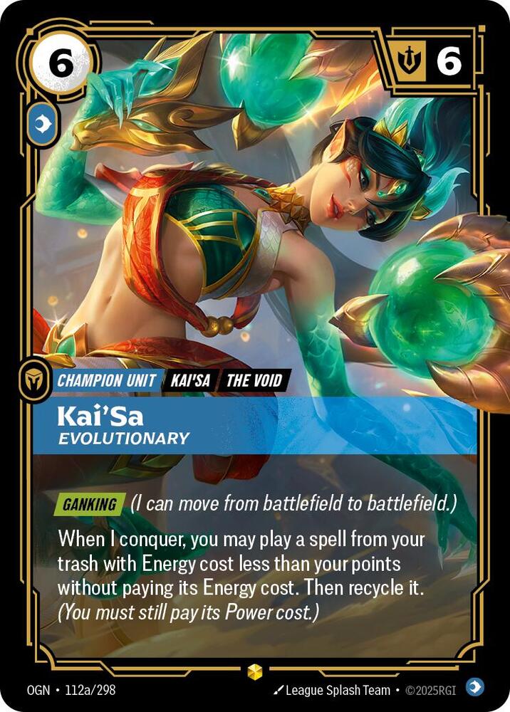 Kai'Sa, Evolutionary (Alternate Art) (112a/298) [Origins]
