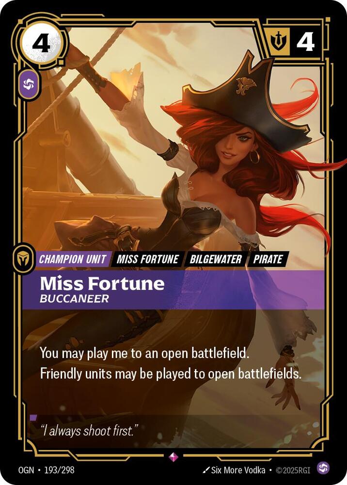 Miss Fortune, Buccaneer (193/298) [Origins]