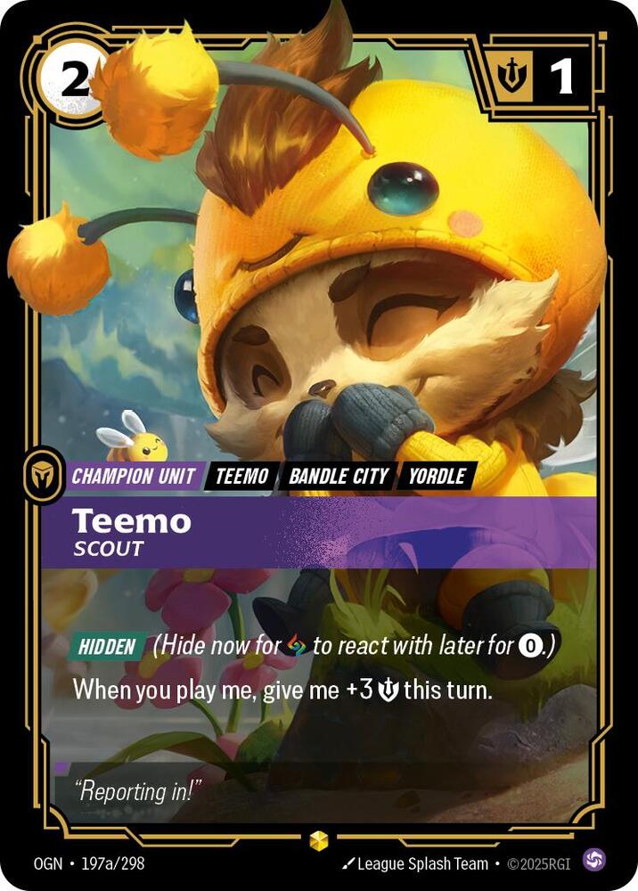 Teemo, Scout (Alternate Art) (197a/298) [Origins]