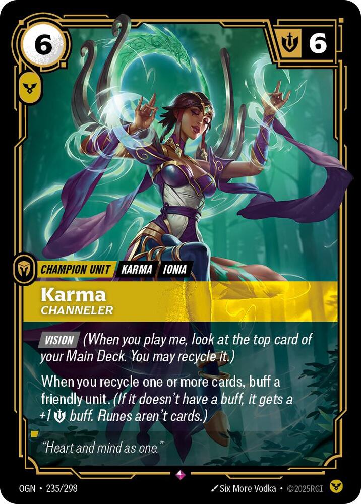 Karma, Channeler (235/298) [Origins]