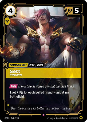 Sett, Kingpin (240/298) [Origins]