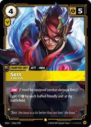 Sett, Kingpin (Alternate Art) (240a/298) [Origins]