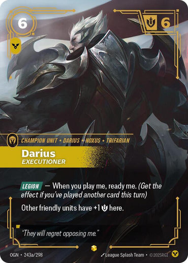 Darius, Executioner (Alternate Art) (243a/298) [Origins]