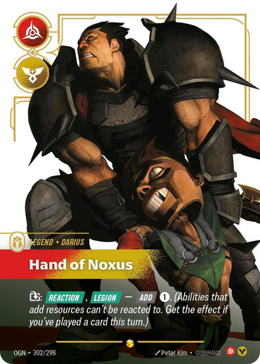 Darius, Hand of Noxus (Overnumbered) (302/298) [Origins]