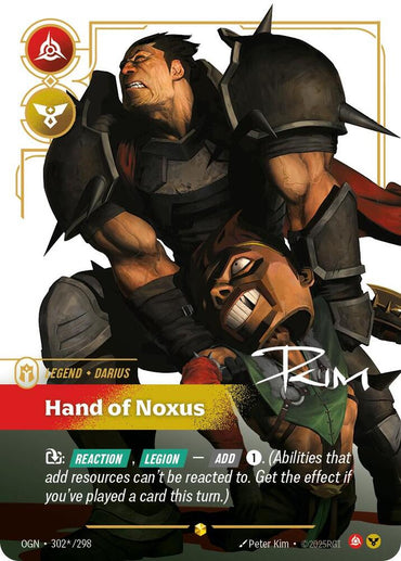 Darius, Hand of Noxus (Signature) (302*/298) [Origins]
