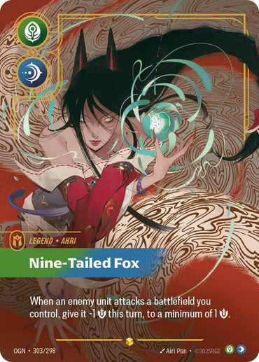 Ahri, Nine-Tailed Fox (Overnumbered) (303/298) [Origins]