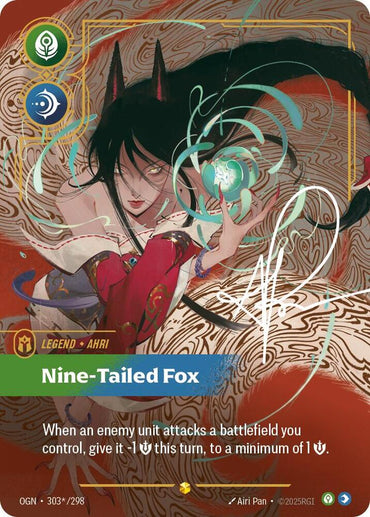 Ahri, Nine-Tailed Fox (Signature) (303*/298) [Origins]