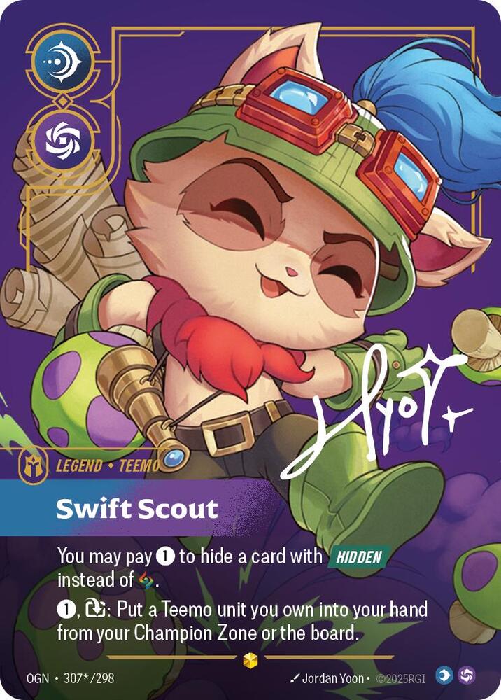 Teemo, Swift Scout (Signature) (307*/298) [Origins]