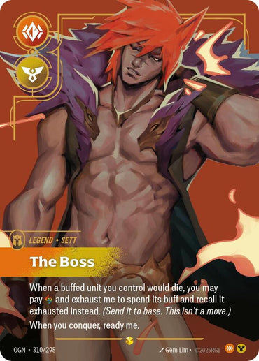 Sett, The Boss (Overnumbered) (310/298) [Origins]
