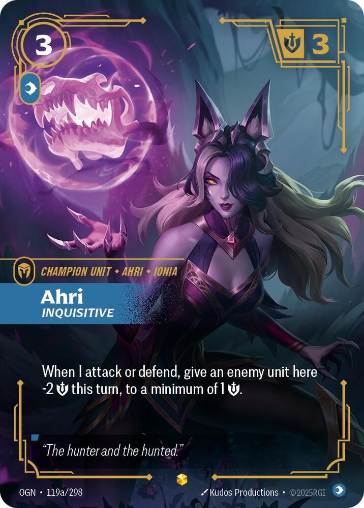 Ahri, Inquisitive (Alternate Art) (119a/298) [Origins]