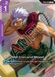 With Iron and Blood (C+) (ST05-013) [Starter Deck 05: Iron Bloom]