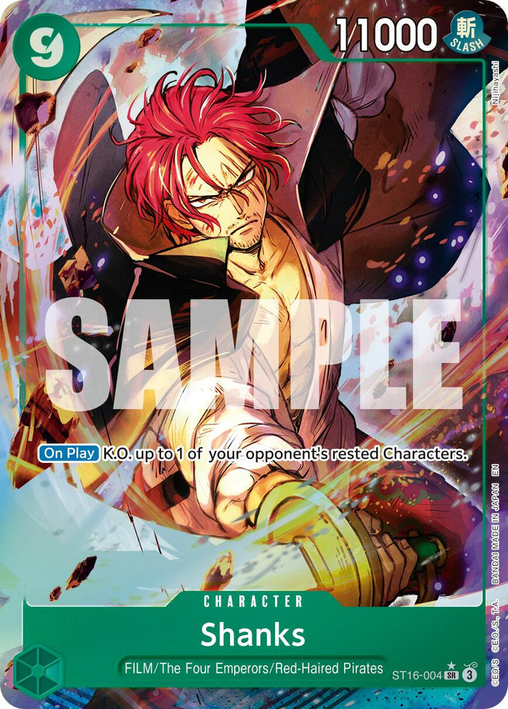 Shanks (ST16-004) (Alternate Art) [Premium Booster -The Best- Vol. 2]