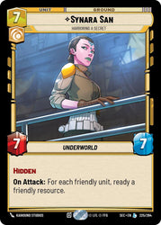 Synara San (225/264) - Harboring a Secret (225/264) [Secrets of Power]