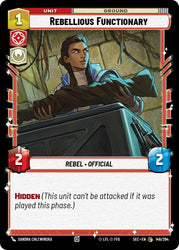 Rebellious Functionary (146/264) (146/264) [Secrets of Power]