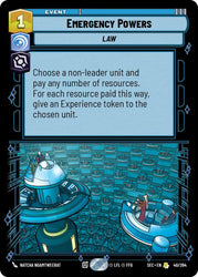 Emergency Powers (40/264) (40/264) [Secrets of Power]