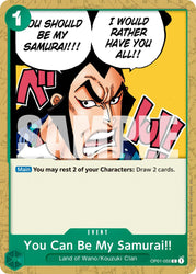 You Can Be My Samurai!! (Reprint) [Premium Booster -The Best- Vol. 2]