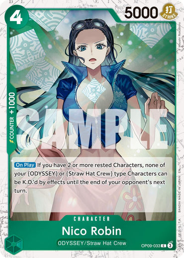 Nico Robin (OP09-033) (Pirate Foil) [Premium Booster -The Best- Vol. 2]