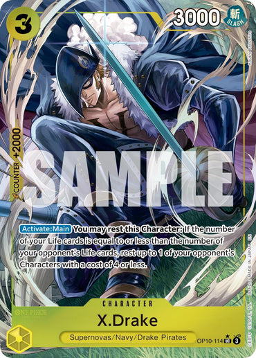 X.Drake (Alternate Art) [Premium Booster -The Best- Vol. 2]