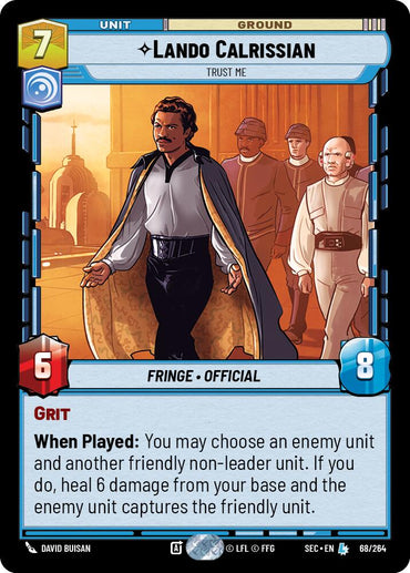 Lando Calrissian (68/264) - Trust Me (68/264) [Secrets of Power]
