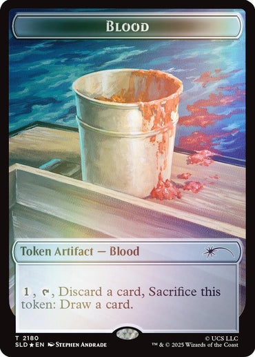 Blood Token (Rainbow Foil) [Secret Lair Drop Series]