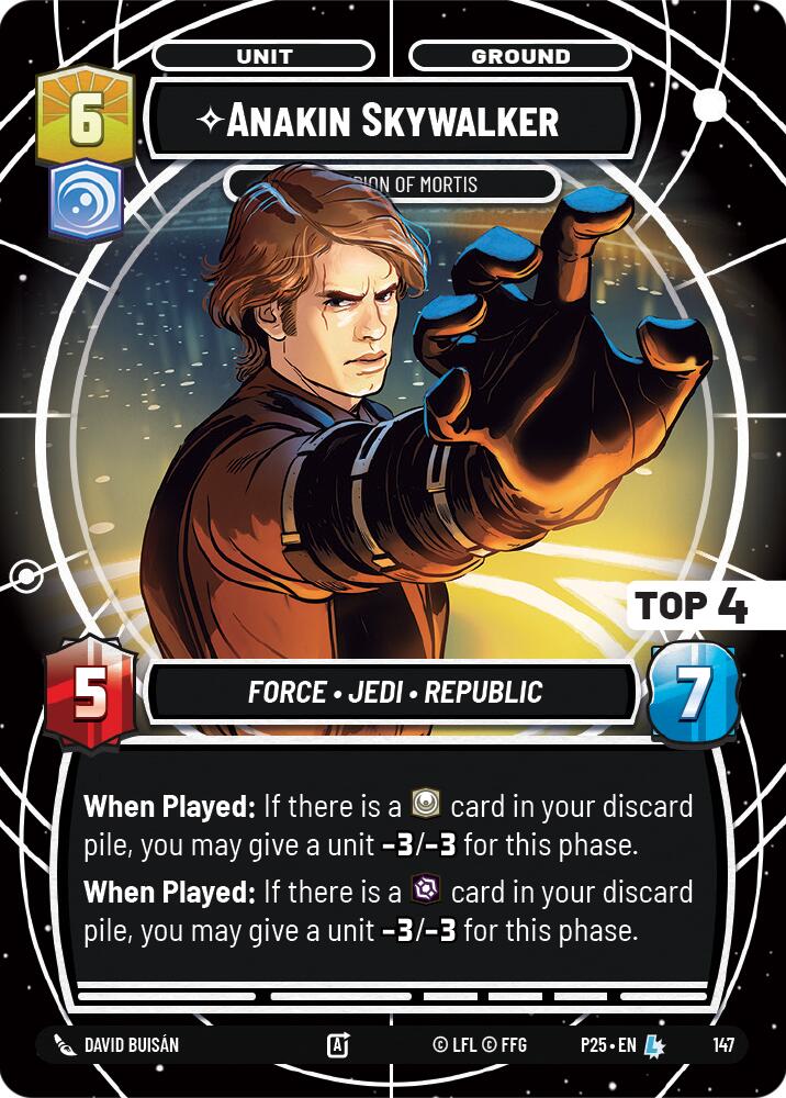 Anakin Skywalker - Champion of Mortis (Top 4) (149) (149) [Sector and Regional Promos: Season 1]