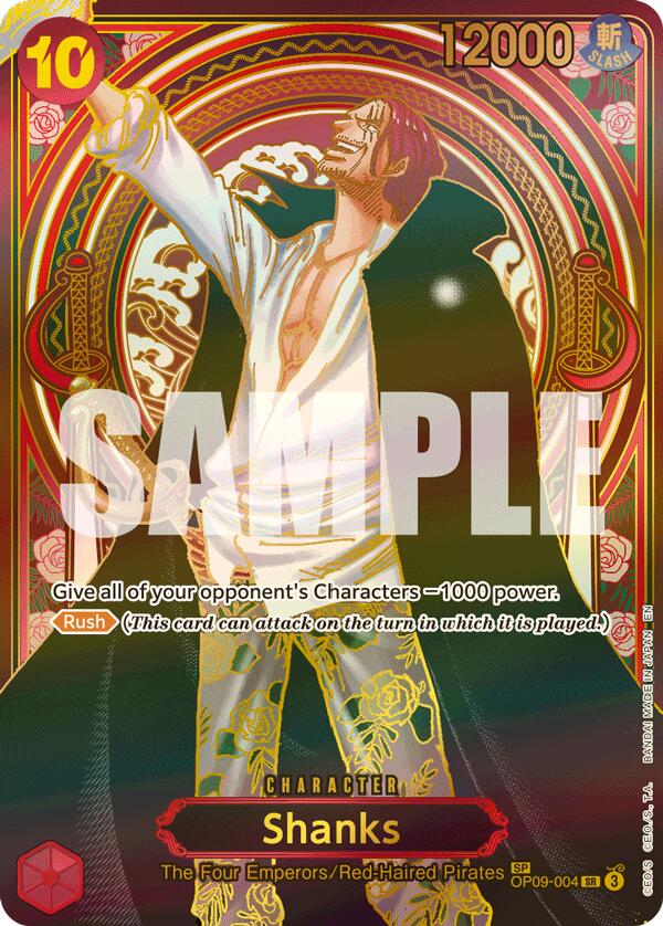 Shanks (OP09-004) (SP) (Gold) [Carrying On His Will]