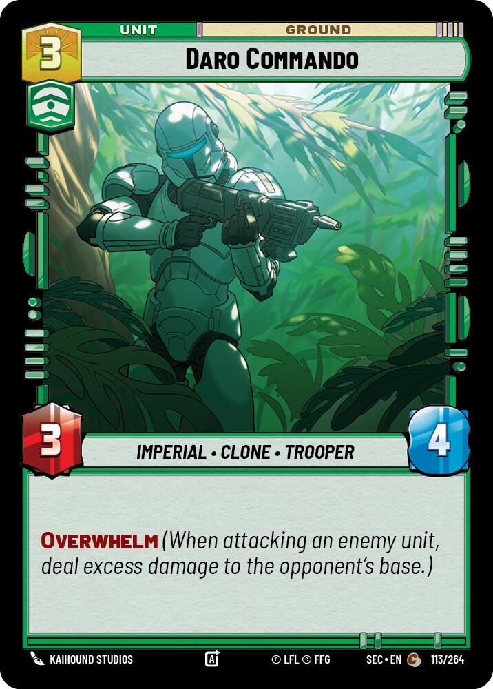 Daro Commando (113/264) (113/264) [Secrets of Power]