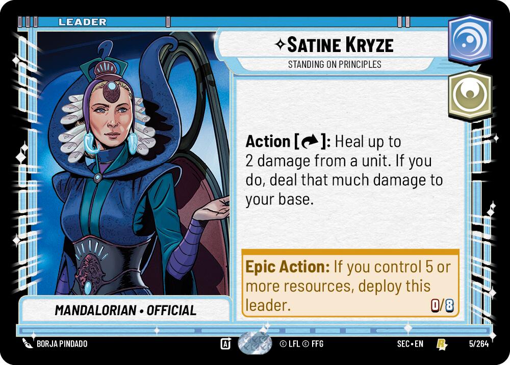 Satine Kryze - Standing on Principles (5/264) (5/264) [Secrets of Power]