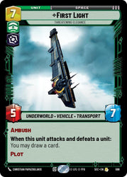 First Light - Threatening Elegance (Foil) (598) (598) [Secrets of Power]