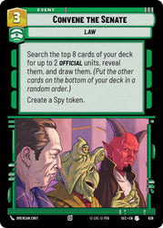 Convene the Senate (638) (Foil) (638) [Secrets of Power]