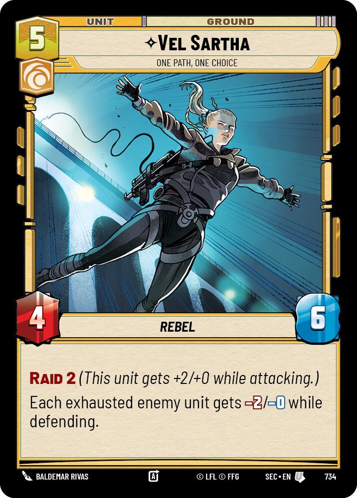 Vel Sartha - One Path, One Choice (Foil) (734) (734) [Secrets of Power]