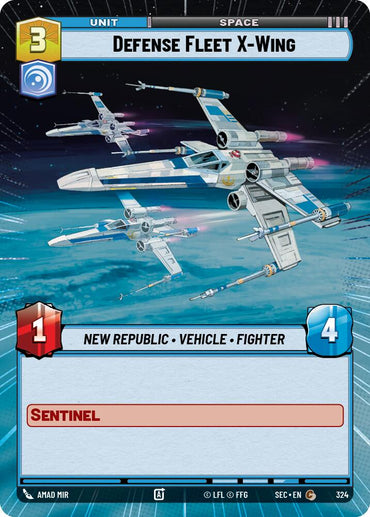 Defense Fleet X-Wing (324) (Hyperspace) (324) [Secrets of Power]