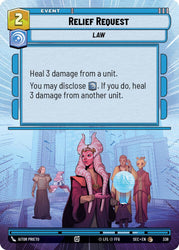 Relief Request (338) (Hyperspace) (338) [Secrets of Power]