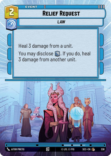 Relief Request (338) (Hyperspace) (338) [Secrets of Power]