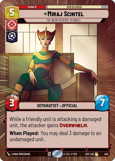 Miraj Scintel - The Weak Deserve to Kneel (Hyperspace) (403) (403) [Secrets of Power]