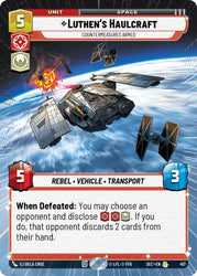 Luthen's Haulcraft - Countermeasures Armed (Hyperspace) (417) (417) [Secrets of Power]