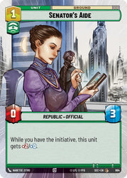 Senator's Aide (864) (Hyperspace Foil) (864) [Secrets of Power]